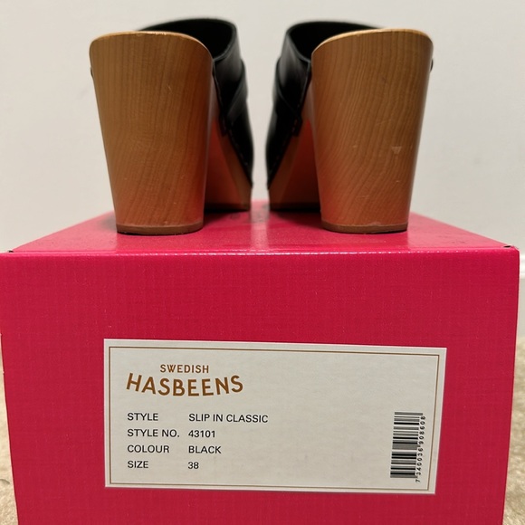 Swedish Hasbeens Slip In Classic Clogs - Picture 5 of 8